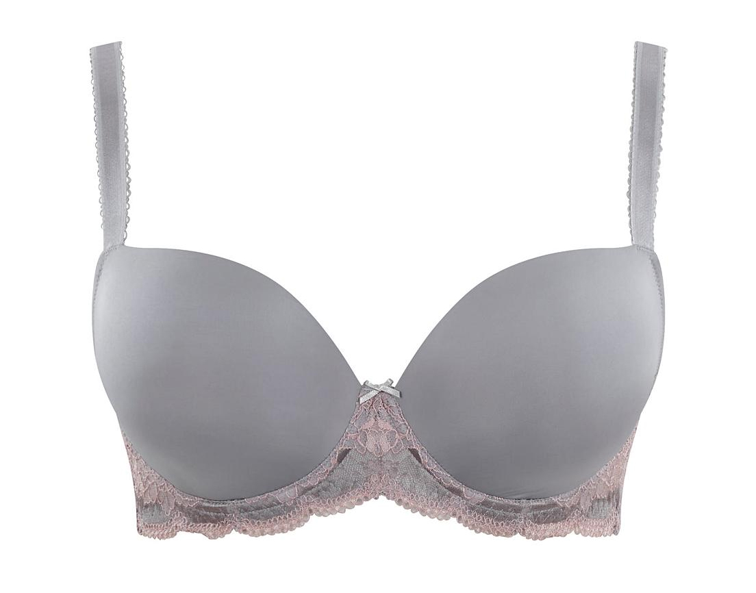 Panache Clara Moulded Sweetheart Bra Full Cup Underwired Bras Navy/Pearl