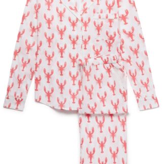 Myza Red Lobster Organic Long Sleeve Pyjama Set