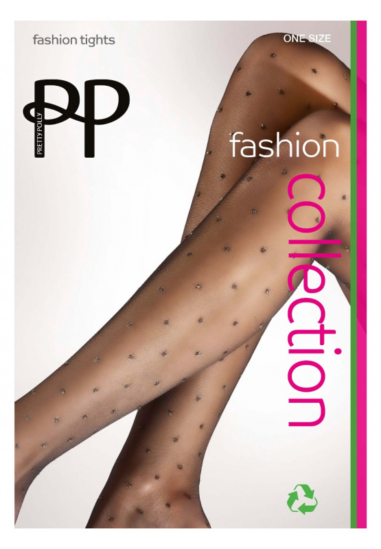 Pretty Polly Women's Sparkle Tights - sustainable yarn tight with