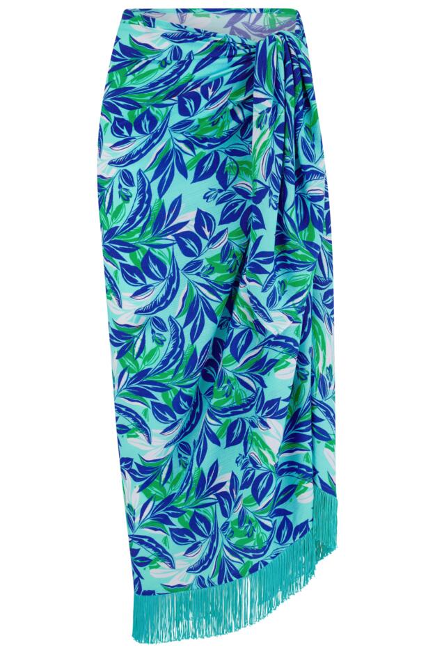 Pour Moi Fringe Trim Crinkle Woven Multiway Sarong - Image 13