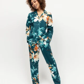 Cyberjammies Goldie Floral Print Pyjama Set