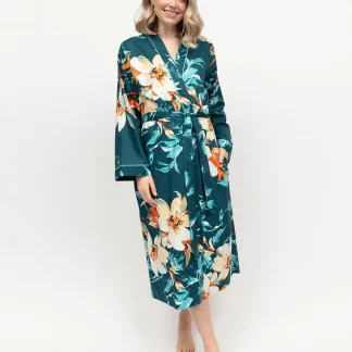 Cyberjammies Goldie Floral Print Dressing Gown