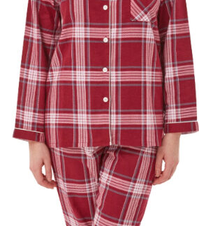 Indigo Sky Tartan Check Wincey Pyjama Set