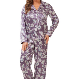 Marlon Satin Bird Print Pyjamas