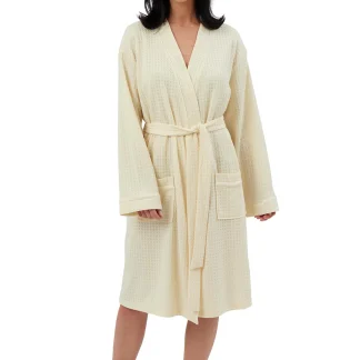 Indigo Sky Long Sleeve Waffle Knitted Kimono IN44355