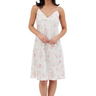 Indigo Sky Matt Satin Chemise On Padded Hanger