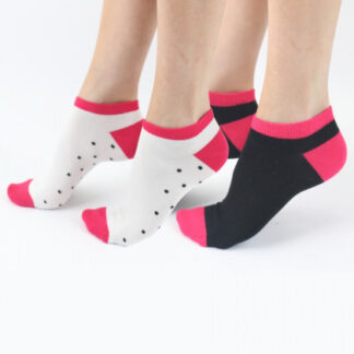 Pretty Polly Spot Plain Mix Bamboo Trainer Liners 2 Pair Pack
