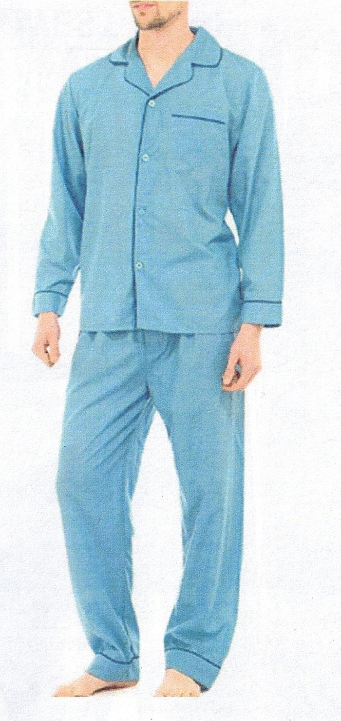 West Ridge Mens Revere Collar Pyjama Set WR46105 - Image 5