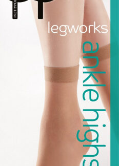 Pretty Polly 15 Denier Legworks Comfort Top Ankle Highs 3 Pair Pack