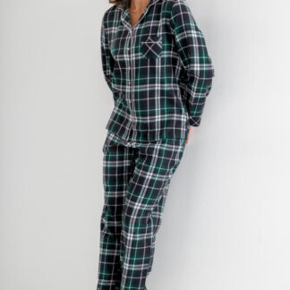 Pour Moi Cosy Check Brushed Cotton Pyjama Gift Set