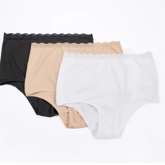 Slenderella Slenders Cotton Full Brief 3 Pack BF87