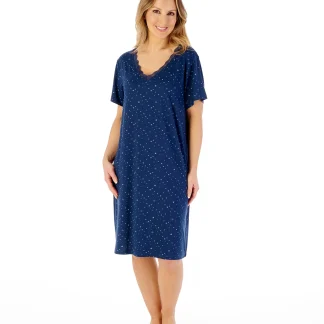 Slenderella Supersoft Star Print Nightdress GL08701