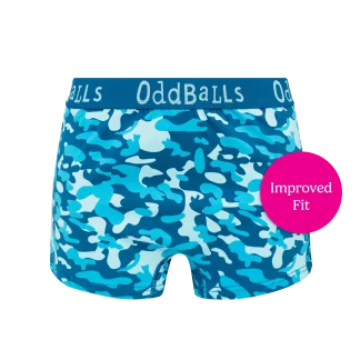 Oddballs Blue Commando Ladies Boxers