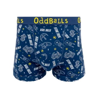 Oddballs Star Trek Galaxy Mens Cotton Boxer Shorts