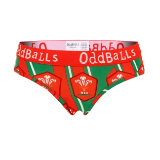 Oddballs Welsh Rugby Union Alternate Ladies Briefs