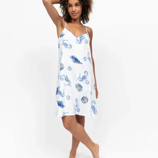 Cyberjammies Essie Seahorse Print Strappy Short Nightdress