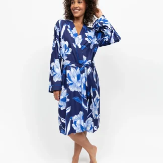 Cyberjammies Essie Floral Print Short Dressing Gown