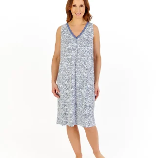 Gaspé Supersoft Leopard Print Nightdress GL1706