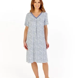 Gaspé Supersoft Leopard Print Nightdress GL1707