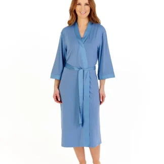 Gaspé Supersoft Satin Edge Kimono Wrap GL1703